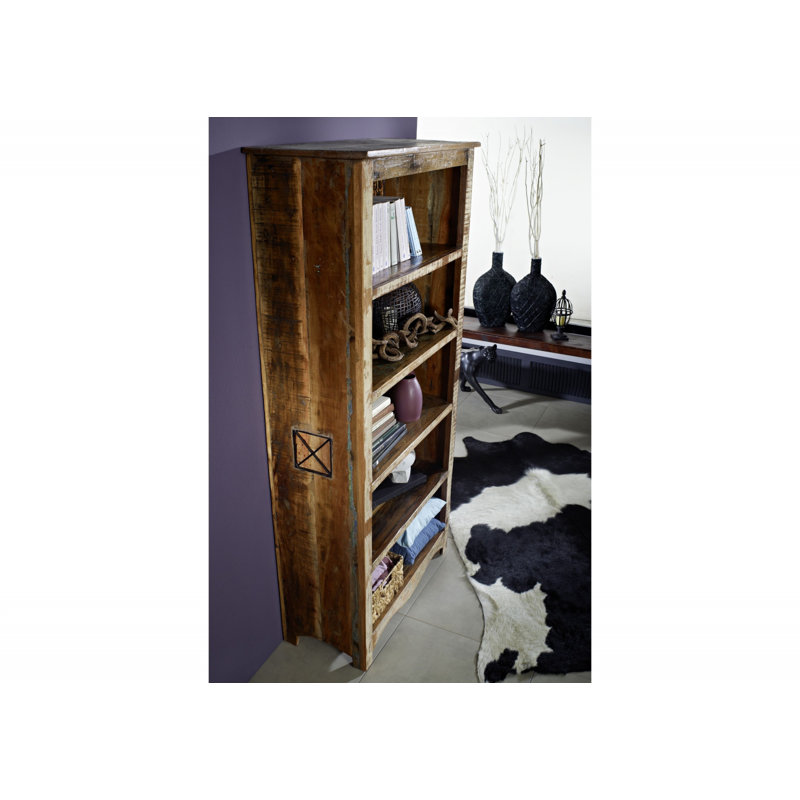 Nature Of Spirit 190cm H x 90cm W Solid Wood Standard Bookcase