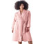 Peignoir mi-mollet en coton avec poches-74493683-74493689
