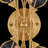 Fredrick Ramond Amira Four-Light Wall Sconce w/ Clear Pressed Glass Leaves