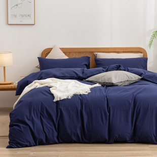 Ensemble de housse de couette 100% coton délavé Bestouch Bestouch