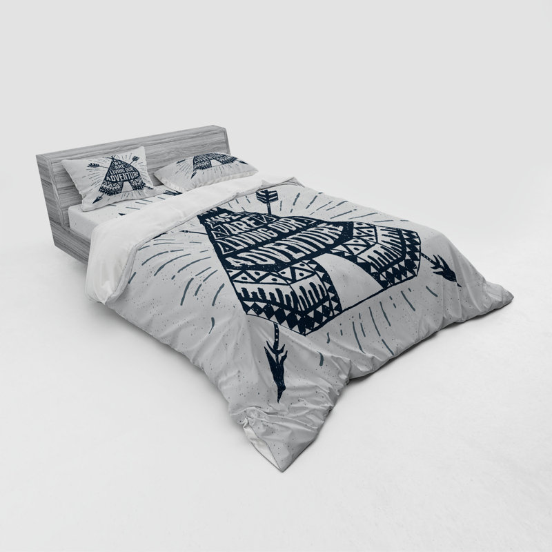 Adventure Rustic Polyester Duvet Cover, Queen Duvet Cover + 3 Additional Pieces