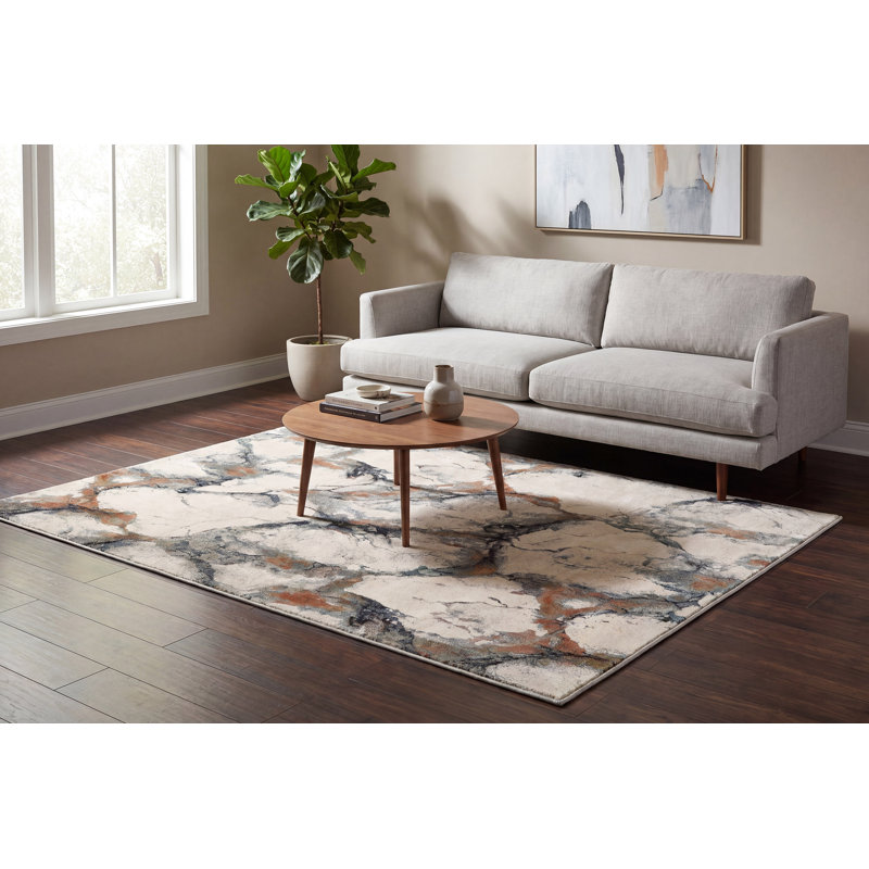 O"Hare Abstract Indoor Rug, Rectangle 2' x 3'11"
