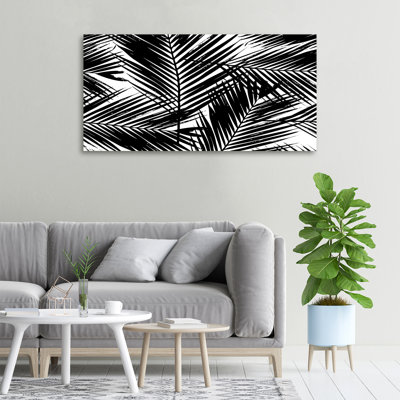 Leaves Of Palm - No Frame Print on Canvas