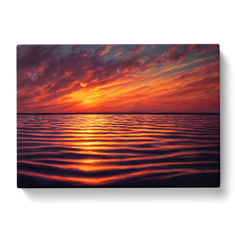 Sunset Seascape Vol.4 - Wrapped Canvas, 35cm H x 50cm W x 3cm D