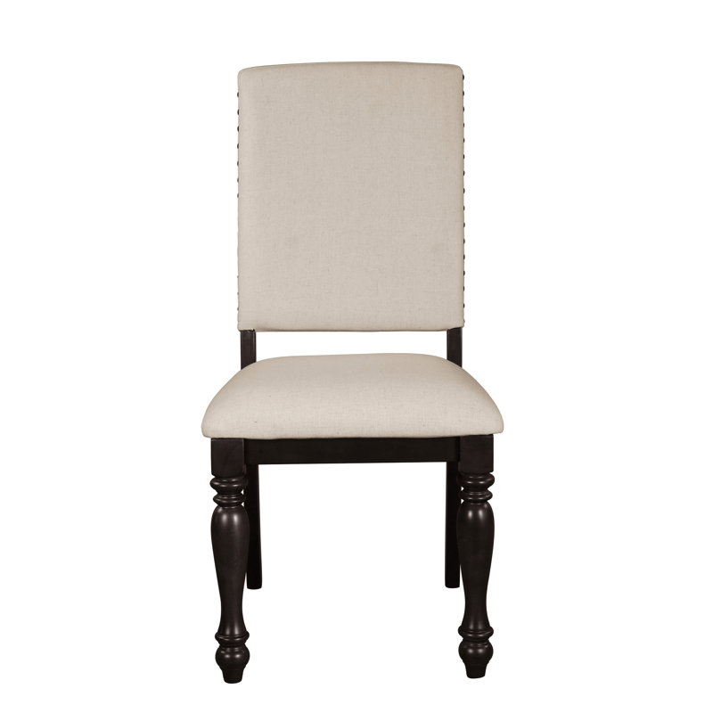 Mobilier de salle à manger avec chaises en tissu 2 pièces