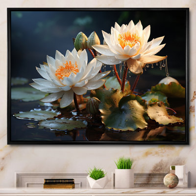 " White Yellow Lotus Field I "