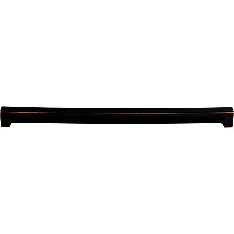 Modern Metro Finger Pull, Tuscan Bronze, 12" Center to Center