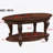 Mairie 42-inch Oval Wood Coffee Table-48212851-48212850
