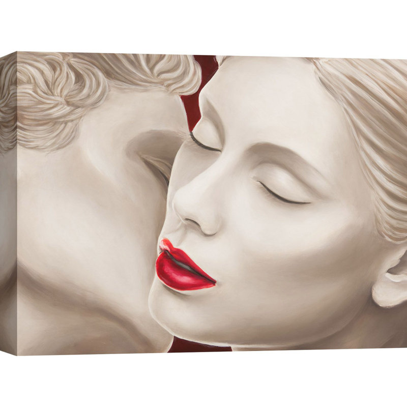 Eternal Lovers by Eleanor Setti - Wrapped Canvas Print, 60cm H x 80cm W x 4cm D