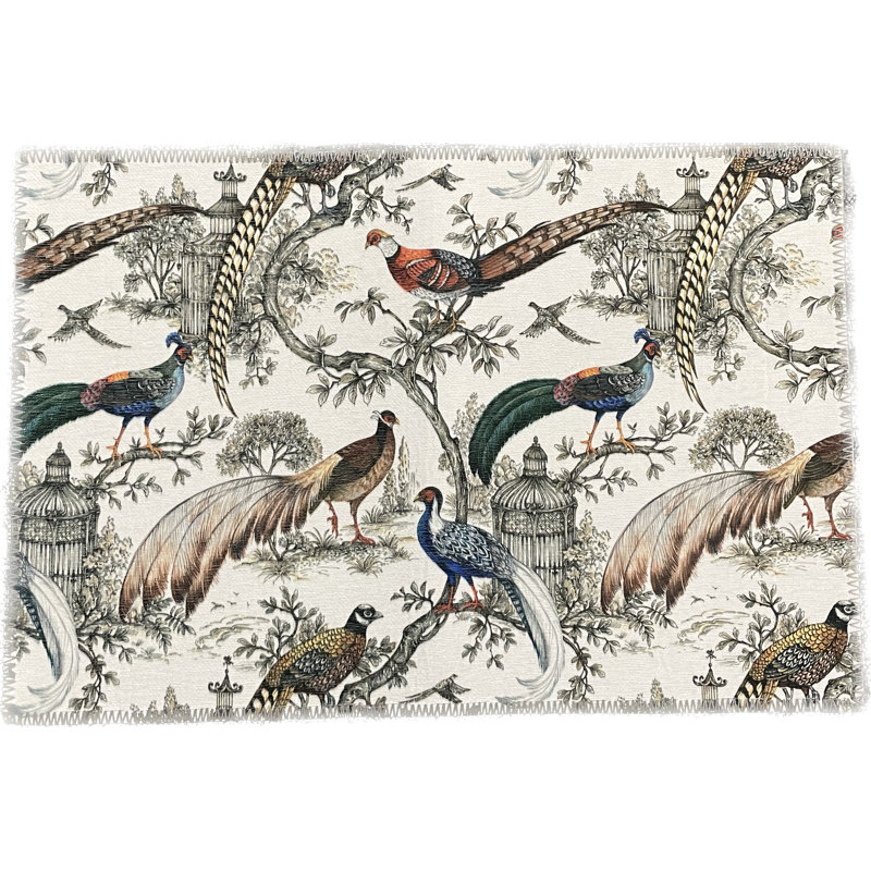 Animal Print Area Rug in Orleans, Rectangle 3' x 5'