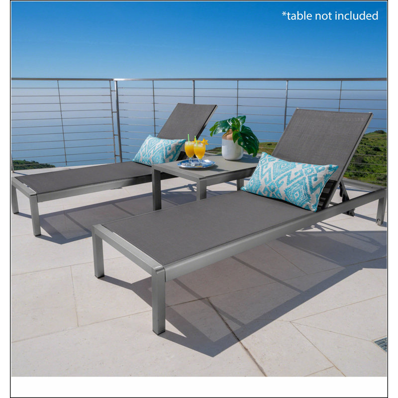 CAPE CORAL KD CHAISE LOUNGE, Gray