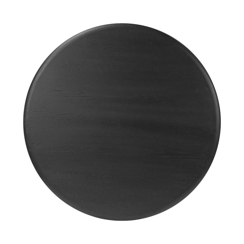 Rosenell Round Coffee Table, Black