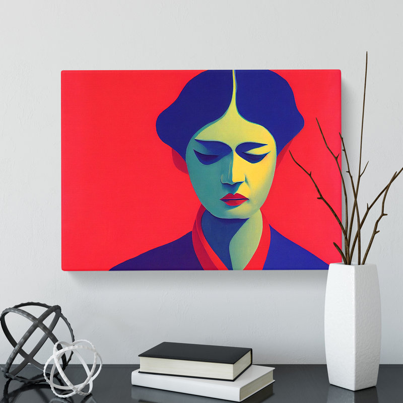 Woman Modern Art Vol.1 - Wrapped Canvas