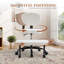 Fauteuil ergonomique recouvert de tissu à hauteur réglable de 25,8 po Olamide-130495928