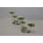 Two Sets Of Candle Holders Made Of Enameled Metal Size: 8" X 5" X 6"H