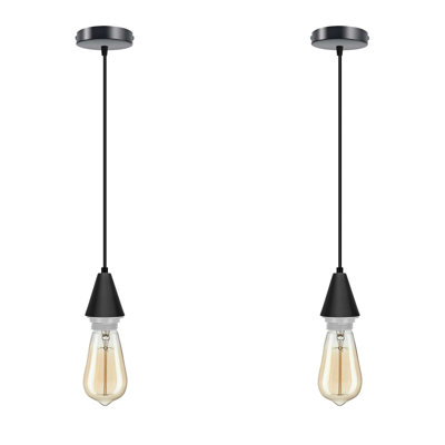 1 - Light Black Simple Pendant