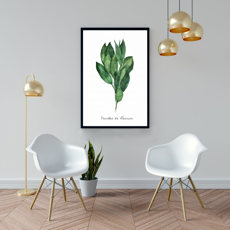 Bay Leaves Bundle - reproduction d'art sur toile encadrée