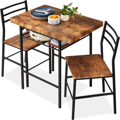 Kasandra 2 - Person Steel Dining Set by 17 Stories