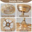 Ventilateur de plafond 20 po avec luminaire Artelia