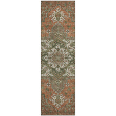 Premium Machine Washable Corum AMF1036 Oriental Rug