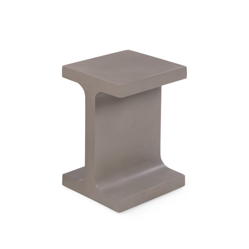 Justin End Table, Dark Grey