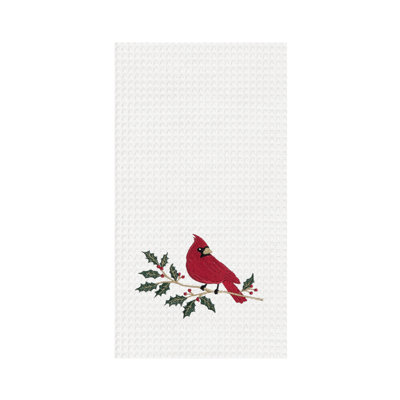 Cardinal Holly Towel