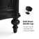 Elfine 28'' W Traditional Curves Nightstand with Charging Station and Solid Wood Legs (Set of 2)