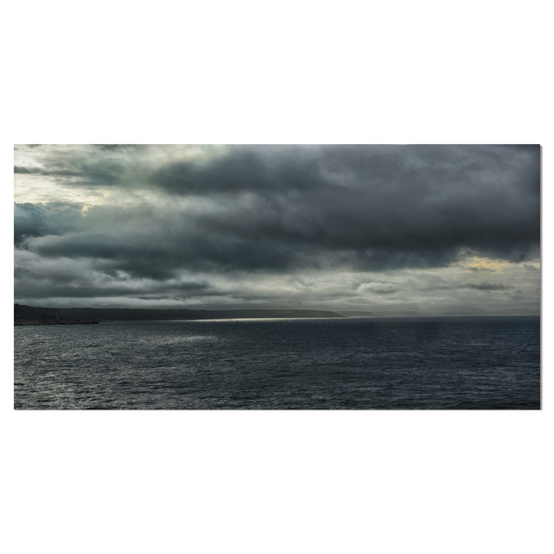 Photographie’matinée des côtes', H 16 po x l 32 po x P 1 po, Toile tendue