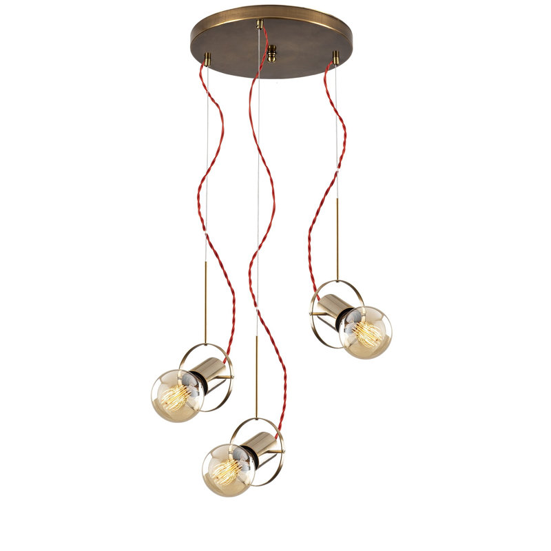 Luminaire suspendu à 3 lumières Aidon