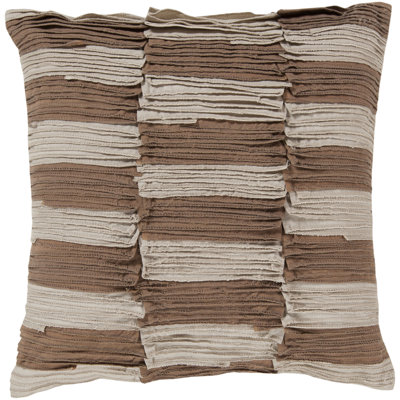  Rustic Ruffle Cotton Throw Pillow