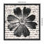 "Inky Floral IV" par Alonzo Saunders, reproduction d'art sur toile encadrée-102458593