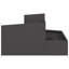 Garden Planter 80 X 80 X 50 Cm Cold-Rolled Steel-913442835