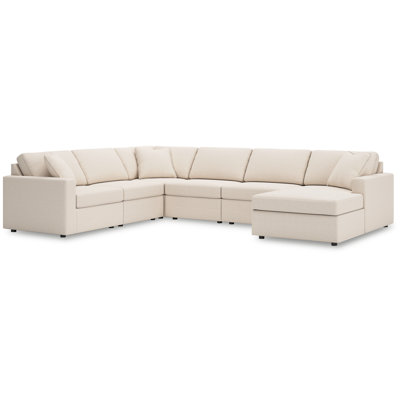 Canapé modulaire 6 pièces avec méridienne Modmax