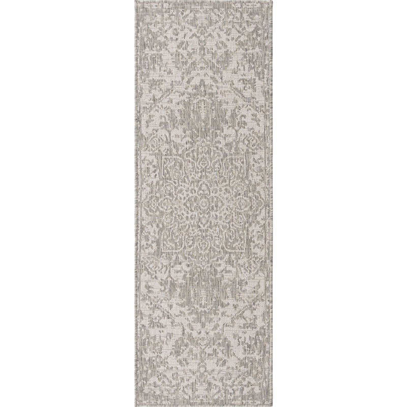 Outdoor Destiny Area Rug Stone Color, Runner 2' x 6'
