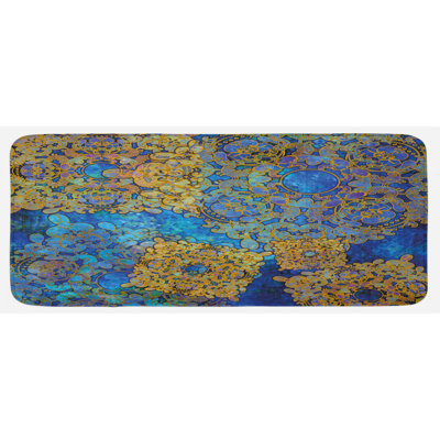 Modern & Contemporary Solid Color Polyester Kitchen Mat