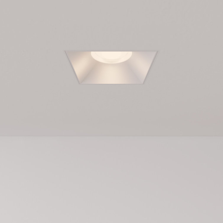 Vidalite Inspira 2In LED Recessed Ceiling Light, Square Trimless Canless Downlight Kit With Selectable 5CCT Color Temperature & Full Range Dimmer, 700LM Brightness, 9W, ETL, IC & IP44 Wet Rated