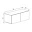 Maurilla TV cabinet for TVs up to 40"