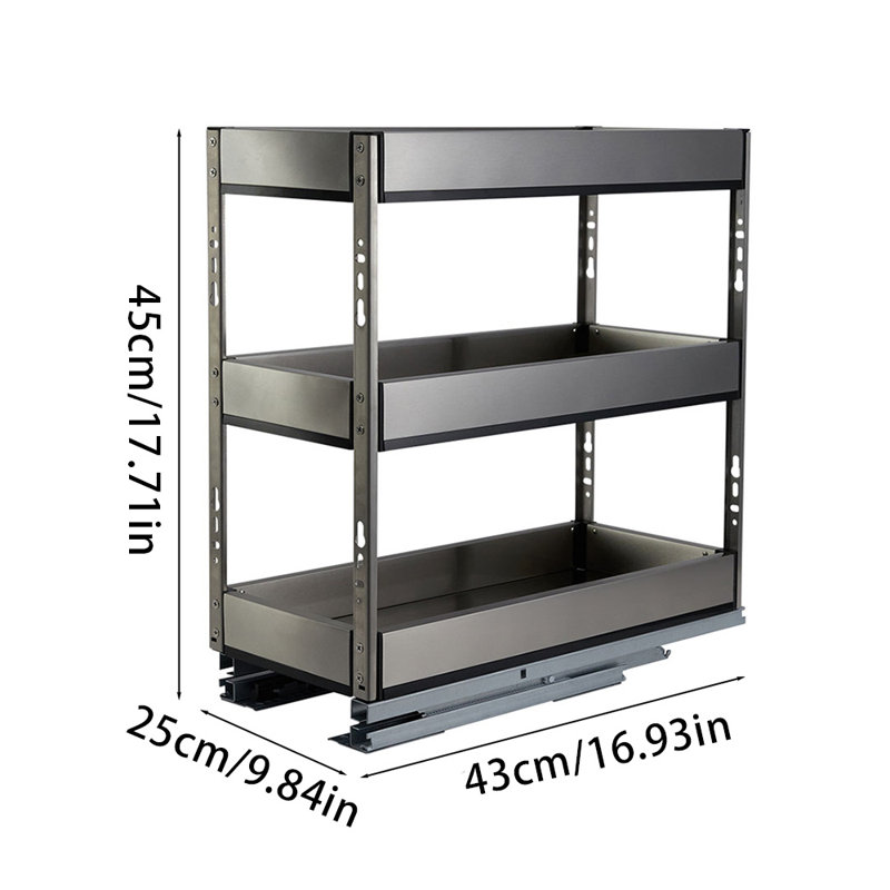 Ameera Cabinet Shelving Rack, 45cm x 25cm x 43cm