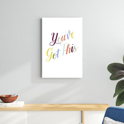 «Be Yourself II», art textuel sur toile