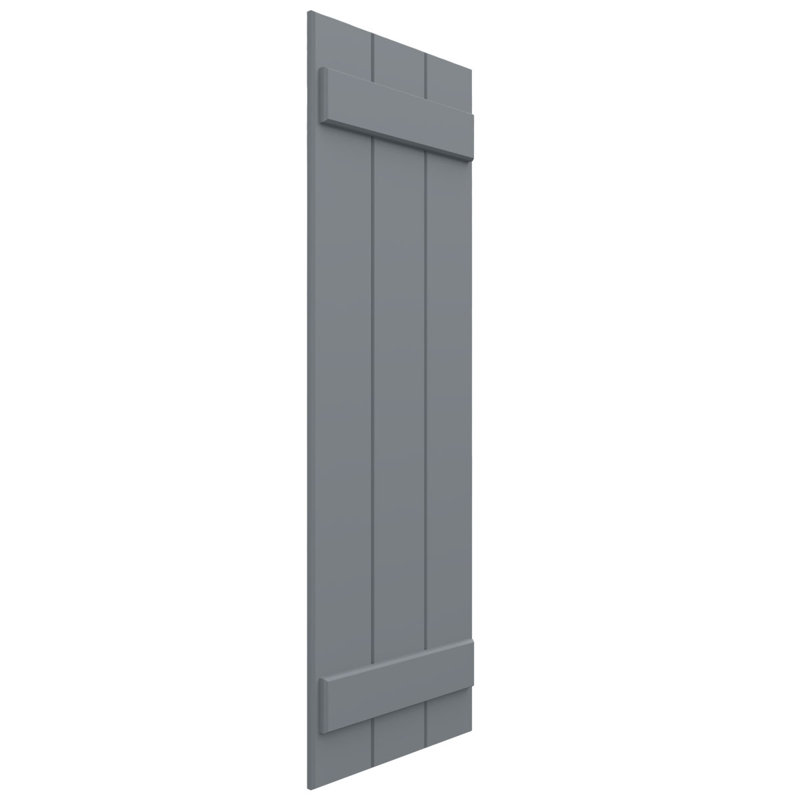 Volets en composite à trois planches EnduraCore l 16 1/8 po x H 42 po, houle océanique (par paire - quincaillerie non incluse)