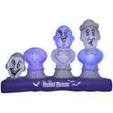 Musical Lightshow Haunted Mansion Scene Inflatable