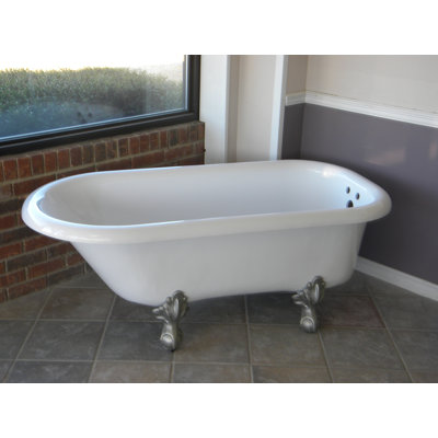 Monarch 66" x 30" Clawfoot Soaking Bathtub