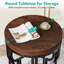 Table de bout en bois manufacturé et en métal H 23,62 po Brookview-816428778-834354460-834354434