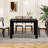 47”-62” Extendable Dining Table for 4-8 People for Dining Room Home Office Black-700396074