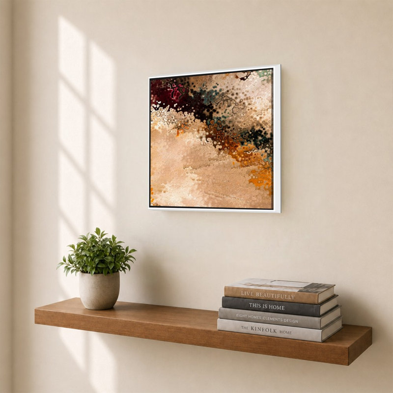 «1 Peter 5: 7 Casting Cares (Square)» par Mark Lawrence, reproduction, H 27,5 po x l 27,5 po x P 0,75 po, Acrylique encadré