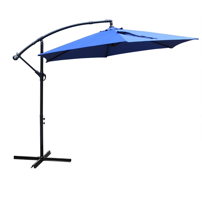 Parasol en porte-à-faux 10", Bleu marine