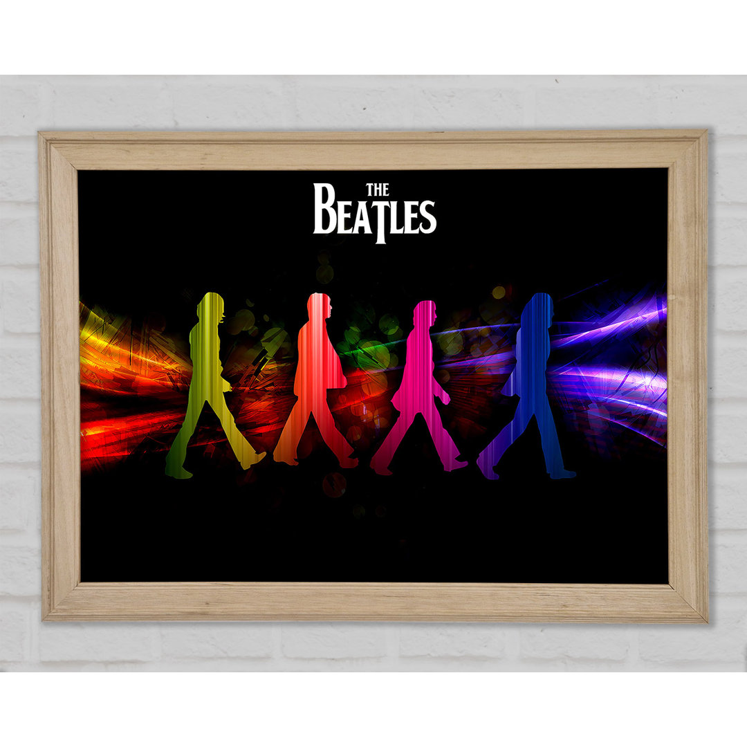 The Beatles Rainbow Walk - Einzelne Bilderrahmen Kunstdrucke