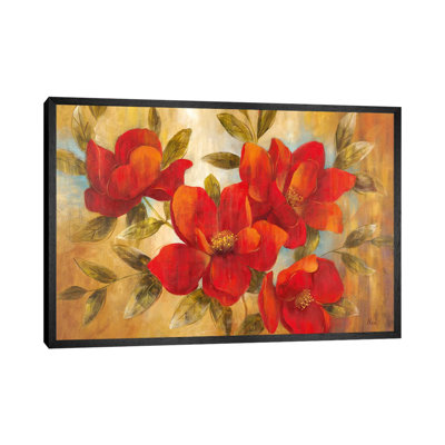 Jardin Rouge II 1 Piece Painting on Canvas