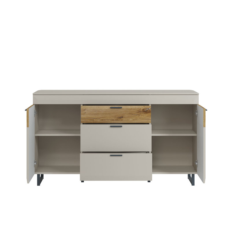 Romy 152.5 Cm Wide 3 Drawer Sideboard
