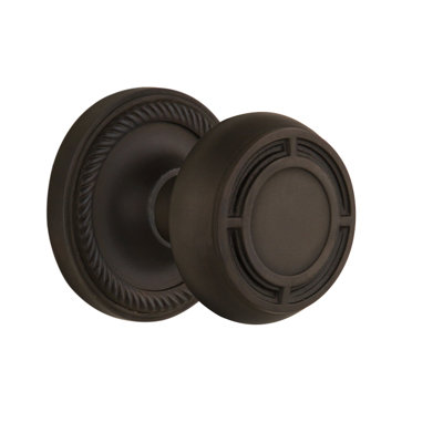 Rope Rosette with Mission Door Knob